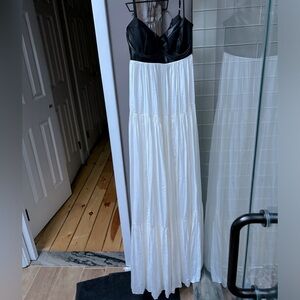 PU leather corset top dress size L